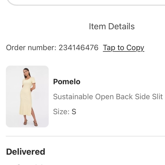 Pomelo Midi Dress- Small - Picture 9 of 9